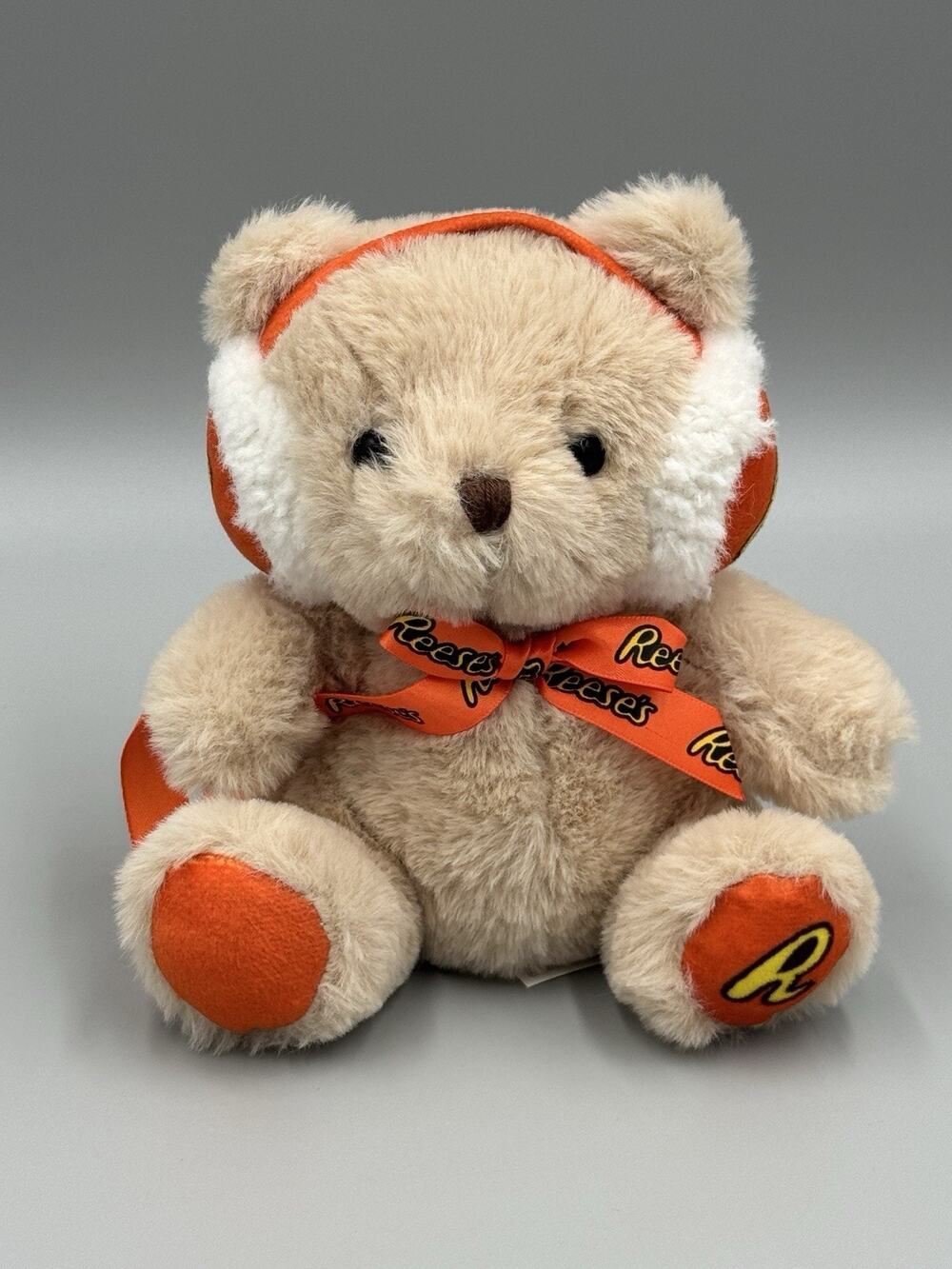 Galerie Reese’s Peanut Butter Cup Plush Bear In Earmuffs Small 7” Stuffed Animal